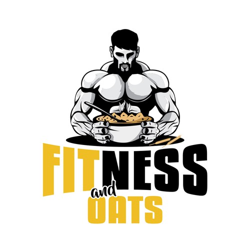 Personal training logo with the title 'Character logo concept for Personal Trainer'