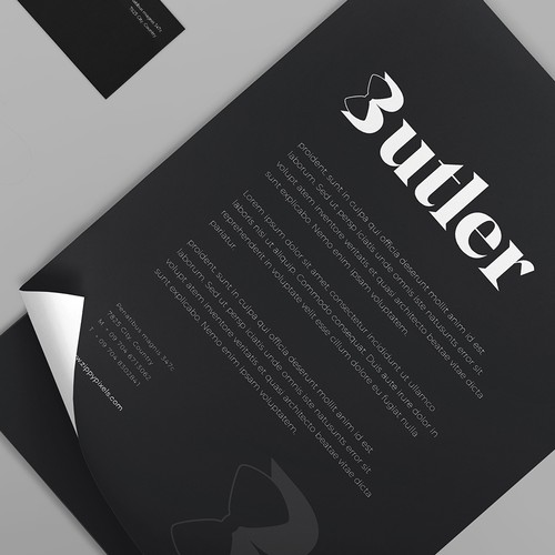 Hospitality logo with the title 'Butler'