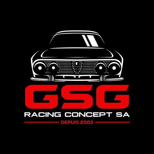 Racing logo with the title 'GSG Racing Concept SA, Depuis 2003'