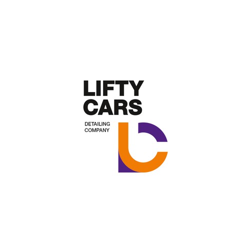 Car painting logo with the title 'Lifty Cars'
