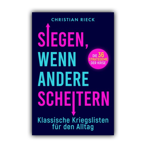 Financial book cover with the title 'Siegen, wenn andere scheitern'