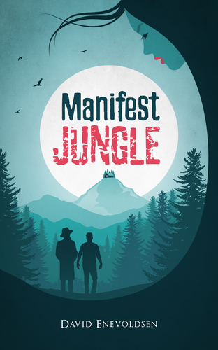 Silhouette book cover with the title 'Book cover design'