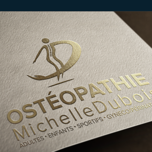 Balanced design with the title 'osteopthic clinic - branding'