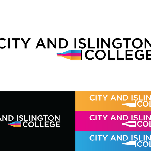 College logo with the title 'Create a new logo for London's leading college'