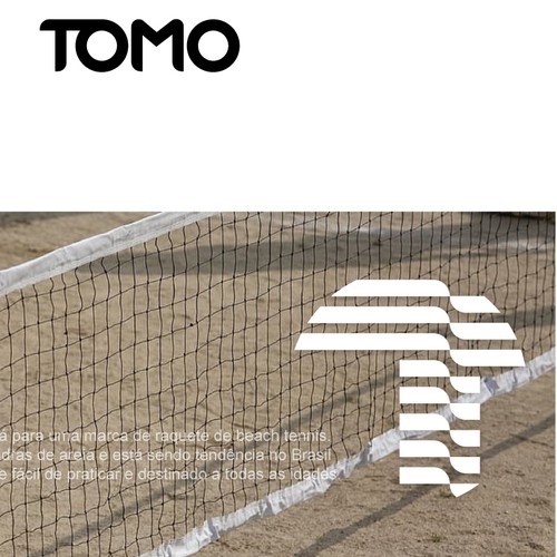 Tennis logo with the title 'Tomo'