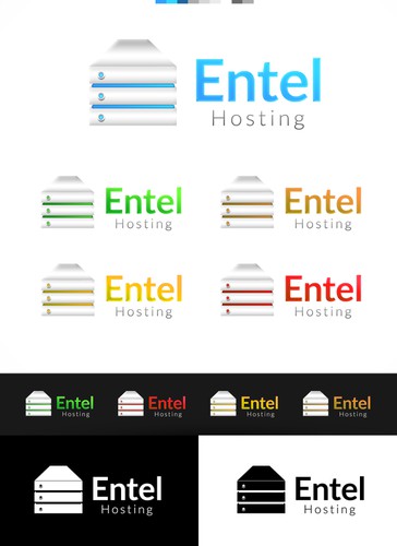 Hosting logo with the title 'Create a logo for Entel Hosting'