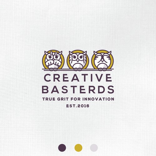 Owl design with the title 'CreativeBasterds(Owl's)'