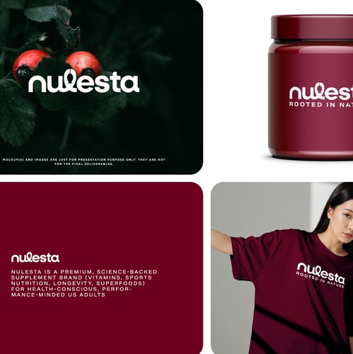 Supplement logo with the title 'nulesta'