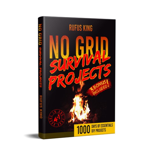 Survival design with the title 'Survival Book Cover'