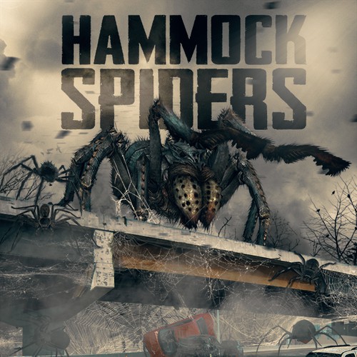 Spider design with the title 'Hammock Spiders'