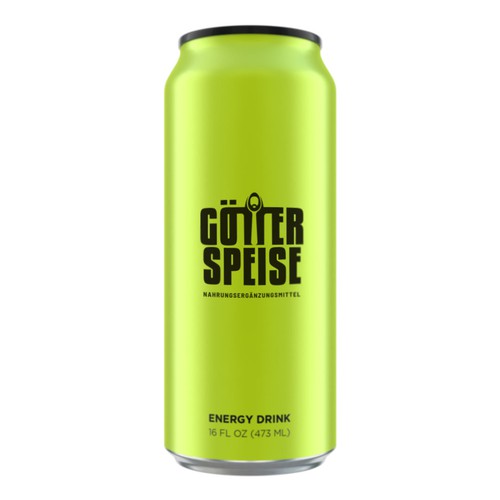 God design with the title 'GÖTTER SPEISE ( german for : "food of the gods" )'