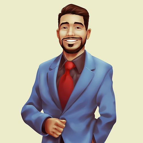 Suit design with the title 'Character for Global Food & Drink Brand'