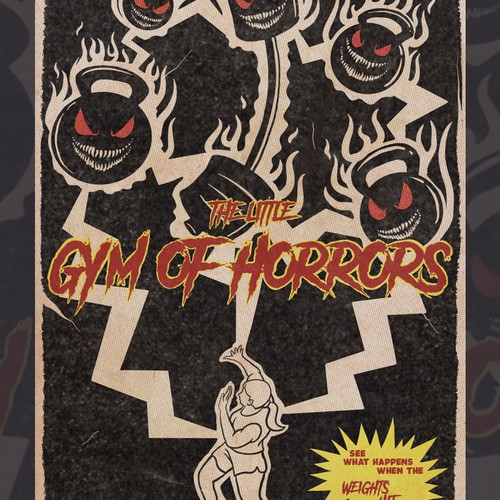 Horror t-shirt with the title 'Horro poster for gym'