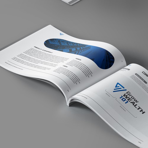 Style guide design with the title 'Real Estate and Investing course'