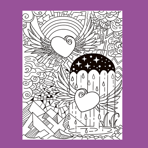 Wallpaper design with the title 'Art Book'