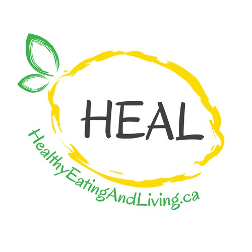 Lemon logo with the title 'Create the next logo for HEAL'