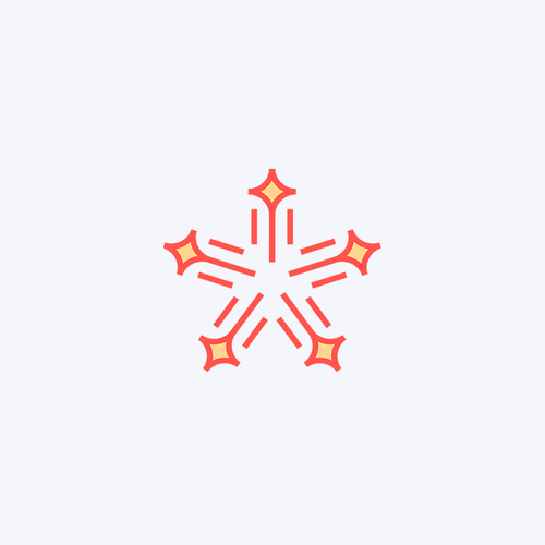 Sparkle logo with the title 'Abstract star'