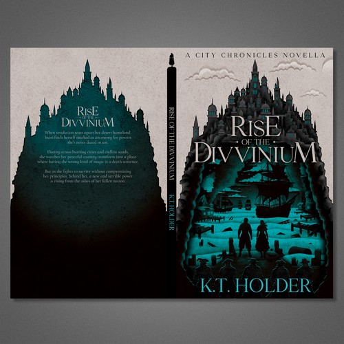 Book cover with the title 'Book Cover Illustration and Design'