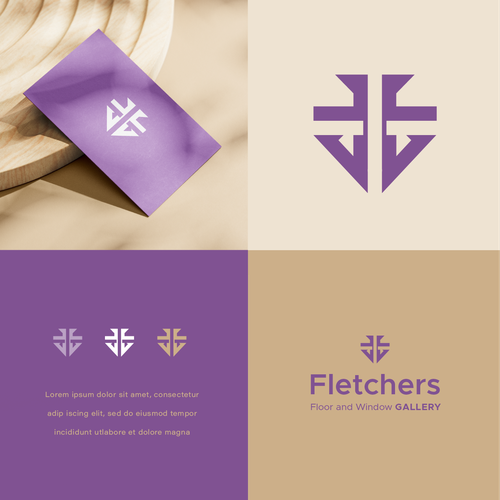 Black and purple logo with the title 'Fletchers '