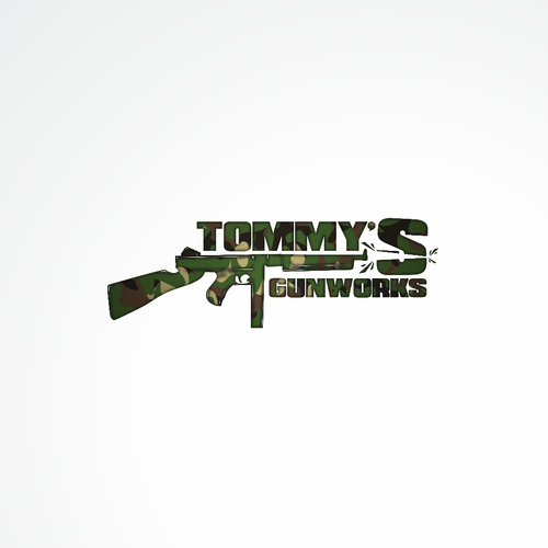 Armory logo with the title 'Tommy's Gunworks'