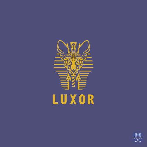 Egyptian logo with the title 'Egyptian cat'