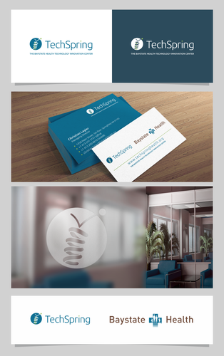 Spring design with the title 'Logo for TechSpring'
