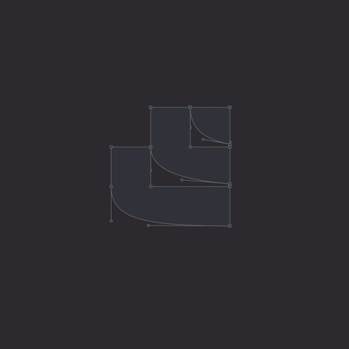 E logo with the title 'Brandmark-NR0506'