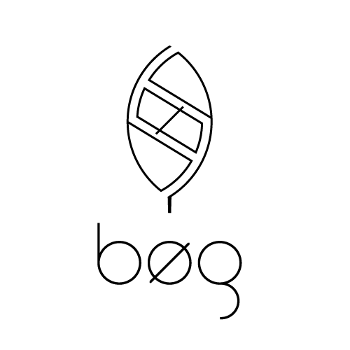 Ambigram logo with the title 'Creative logo for bøg'