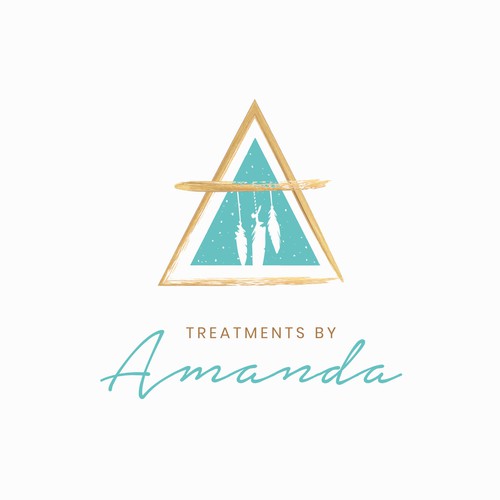 Pyramid design with the title 'Holistic Health Practitioner Logo Design'