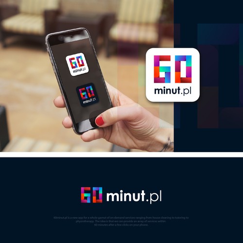 Stylized logo with the title '60 Minut.PL'