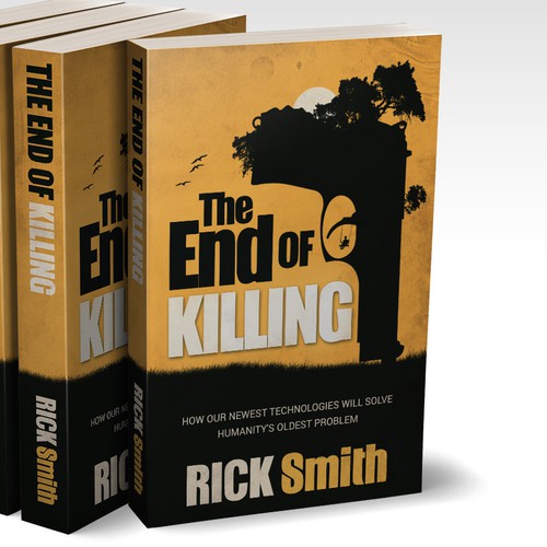 Monochromatic design with the title 'Book cover'