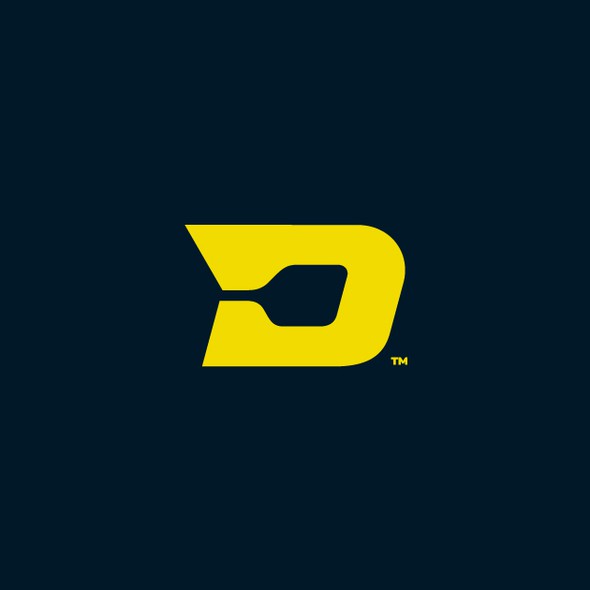 Bold design with the title 'Bolf Negative Space Design for Demo&Dink, a Pickleball Brand '