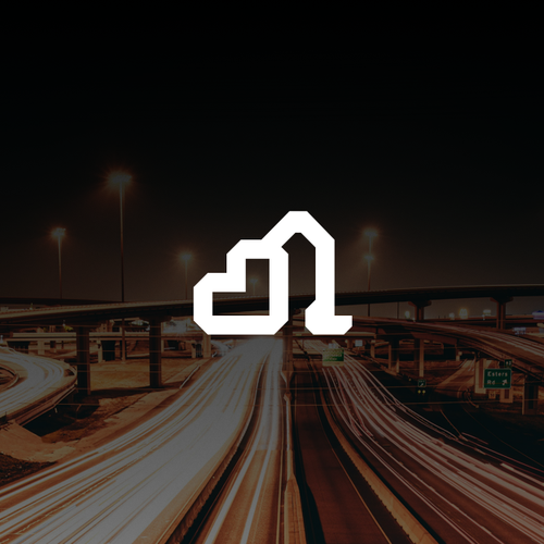 Infrastructure design with the title 'Steinmeister Construction Logo Concept'