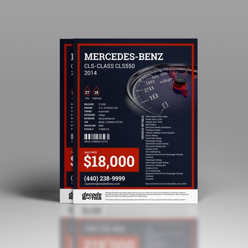 Sale design with the title 'Window sticker sale design'