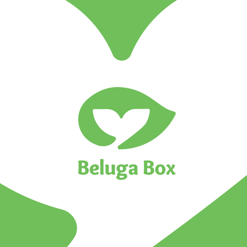Tail design with the title 'Logo Proposal for Beluga Box (Unused)'