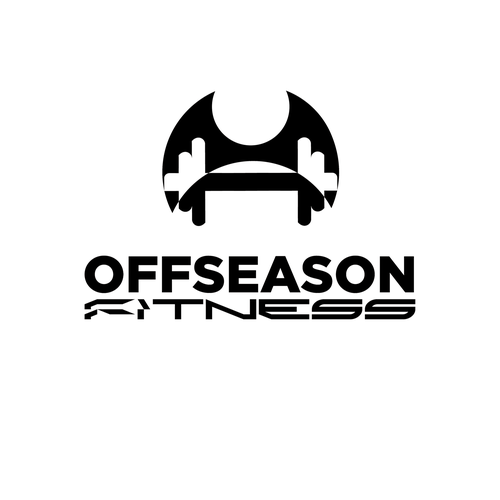 Activewear logo with the title '„Offseason“ - gym brand.'