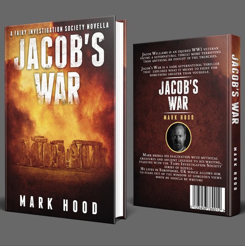 War book cover with the title 'Jacob's War Book Cover'