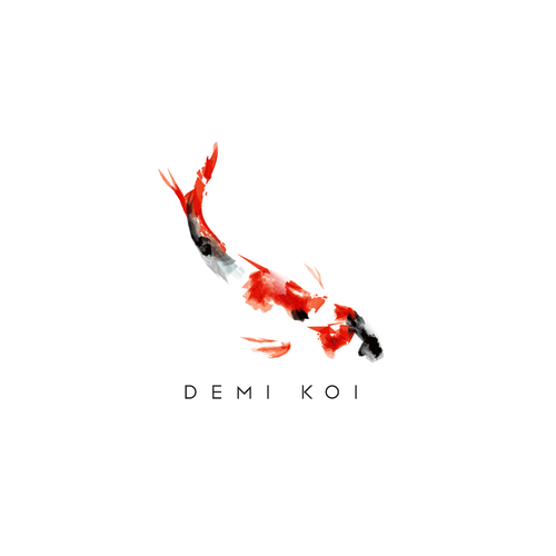 Koi design with the title 'Demi Koi'