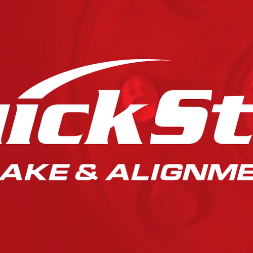 Car logo with the title 'Brake and alignment services'