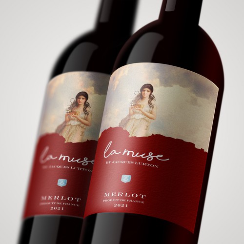 Winery label with the title 'La Muse'