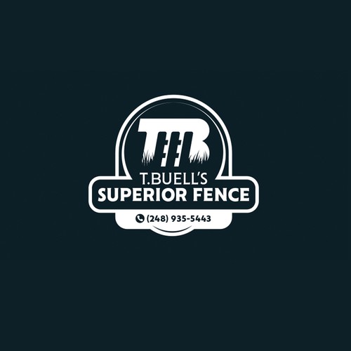 Fence design with the title 'T.Buell's SUperior Fence'