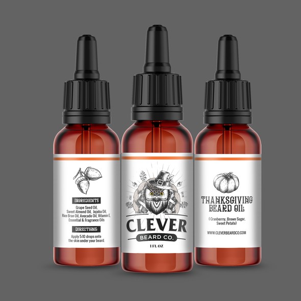 Beard label with the title 'Beard Company Label '