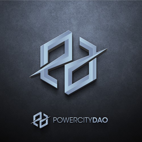 Crypto brand with the title 'Logo & powerful brand identity for a crypto website'