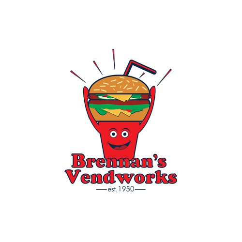 Hamburger logo with the title 'Brennan's Vendworks'