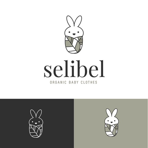 Baby brand with the title 'Selibel Baby Clothes Logo'