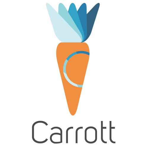 Carrot logo with the title 'Logo for Carrott'
