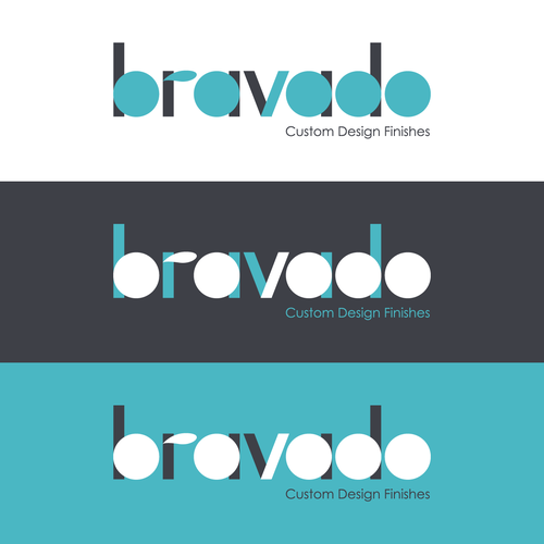 Paint brand with the title 'Bravado Logo Concept'
