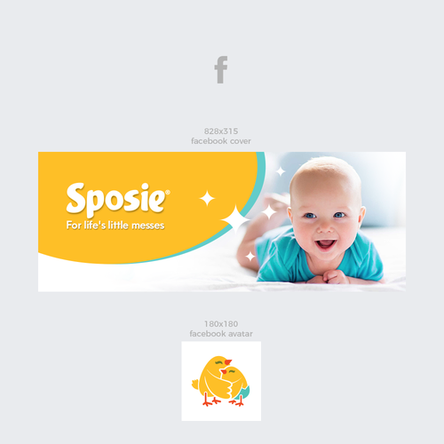 Diaper design with the title 'Sposie'