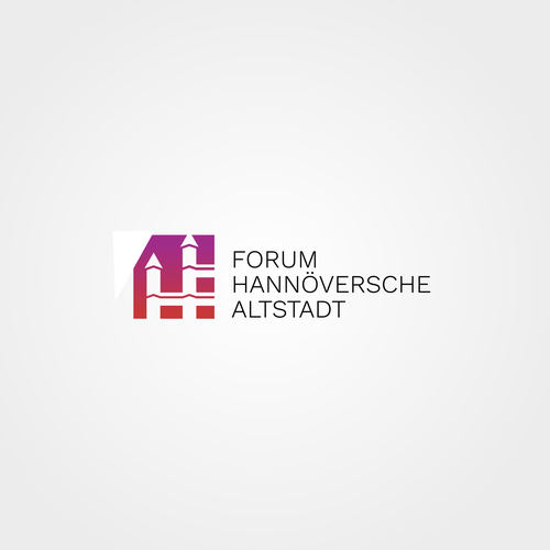 Town logo with the title 'Logo for a community site'