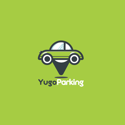 Double meaning logo with the title 'YugoParking'